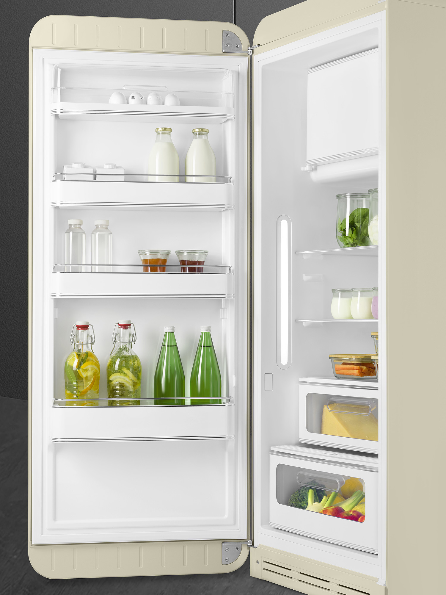 Smeg Køleskab m/fryseboks FAB28LCR5 - Billede 2