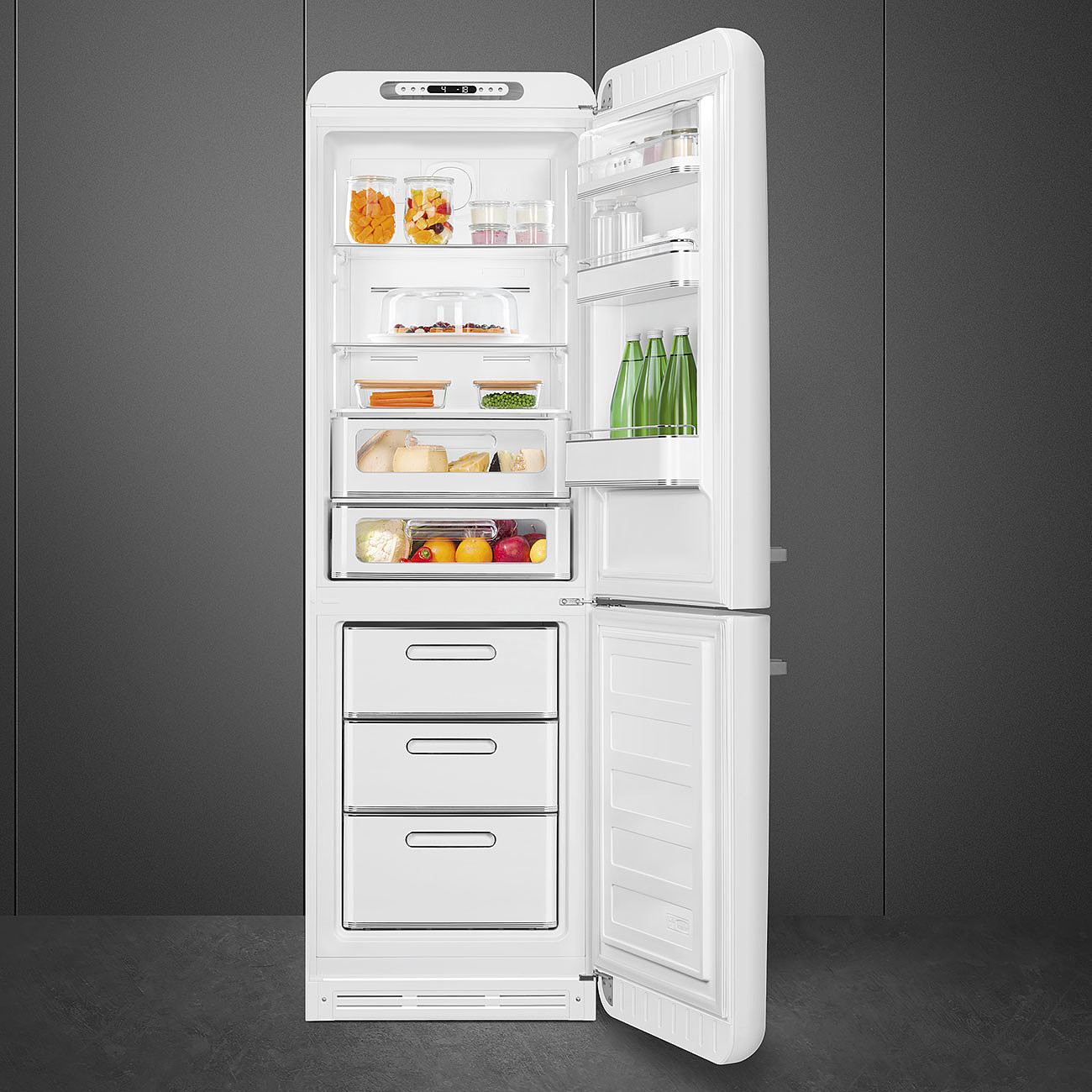Smeg Køle-/fryseskab FAB32RWH5 - Billede 2